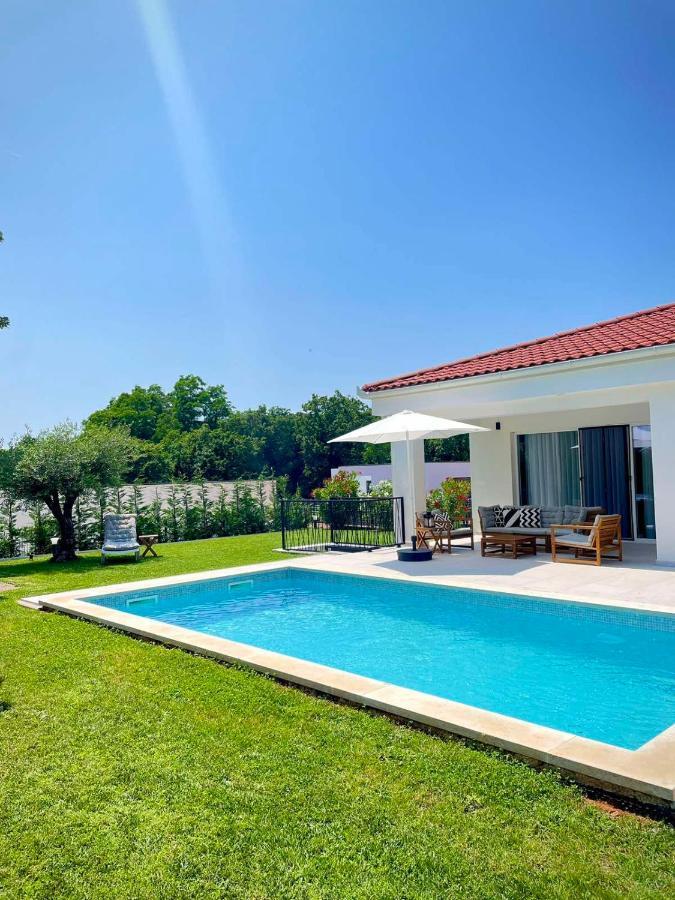 Villa Destiny Nedescina, Istrien, Kroatien ภายนอก รูปภาพ